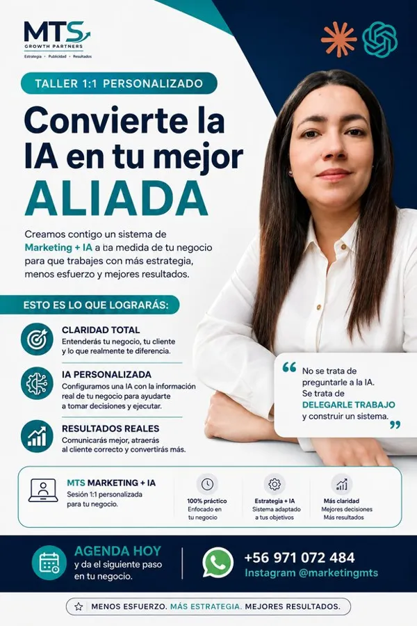 Taller 1:1 de Marketing más IA con Wilmar Medina
